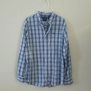 NWOT Mens Large Plaid Button Down Shirt